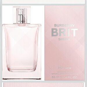 Burberry BRIT SHEER Pink Perfume 1.6oz NIB